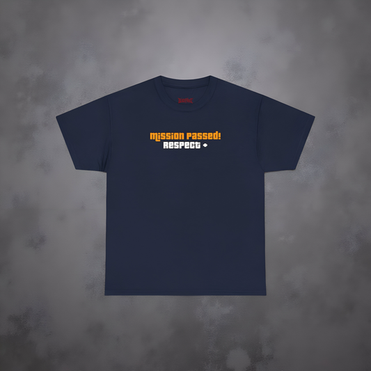 Mission Passed Respect T‑Shirt — Retro Gaming Tee